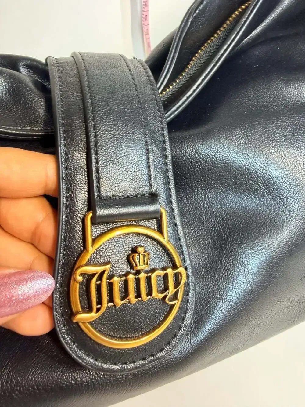 Juicy Couture First Class Couture Hobo Black Liquorice Shoulder Bag